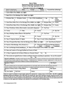 Marriage Intentions - Town of Houlton
